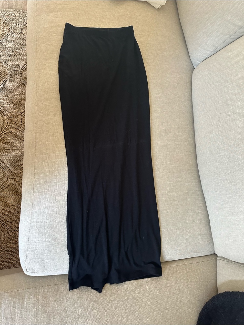Clyque Black Pencil Maxi Skirt - Sleek Everyday Staple
